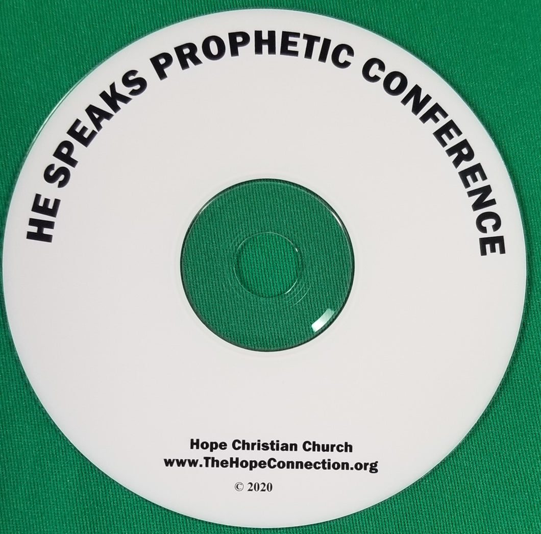 He Speaks Prophetic Conference - CDs